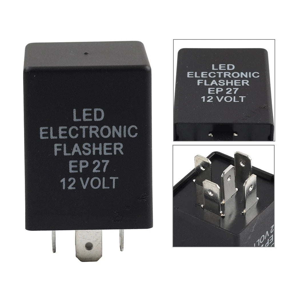 5-Pin EP27 FL27 LED Flasher Relay for Universal Applications (2010–2023)