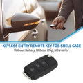 Key Fob Shell Case 3 Button Keyless Entry for Volkswagen Passat (2002–2005)