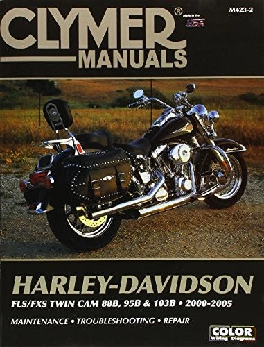Clymer Service Repair Manual for Harley-Davidson FLS/FXS 88 103B (2000–2005)