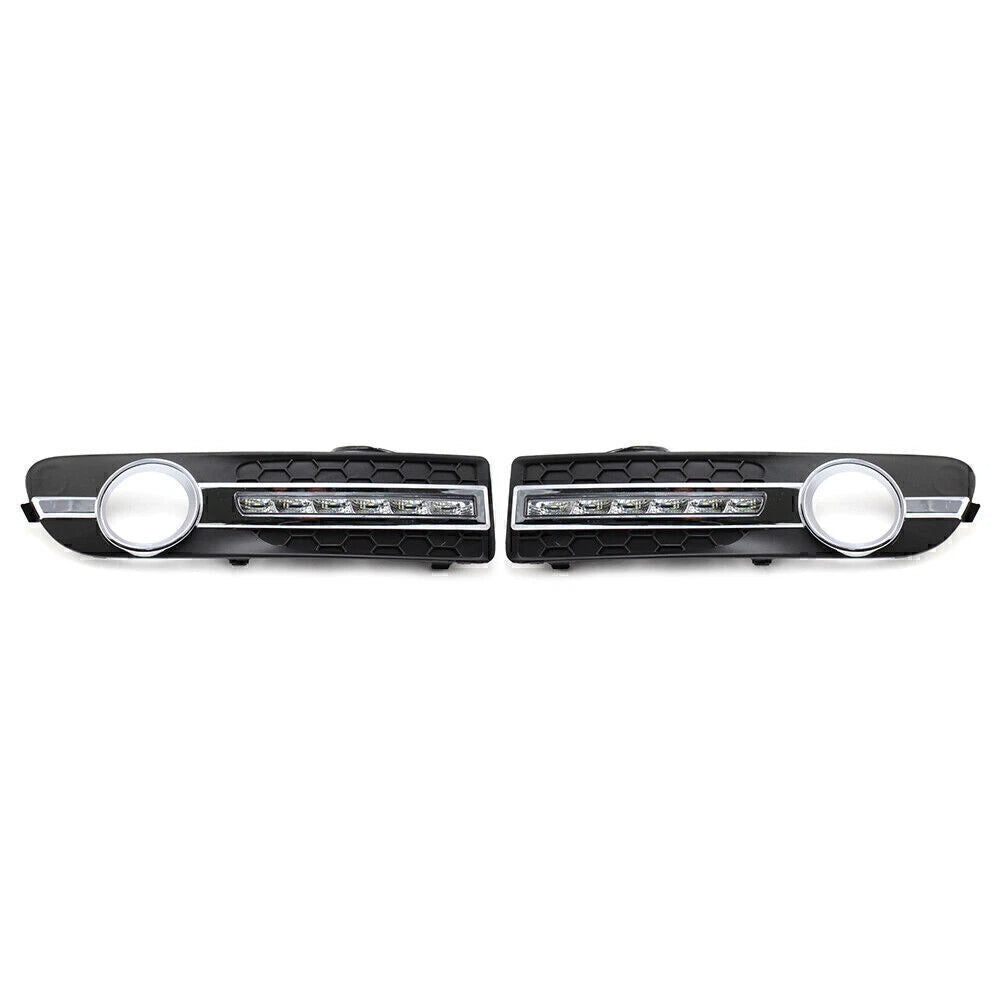 Front Bumper Grille LED Daytime Running Lights for Volvo S80 S80L (2007–2013)