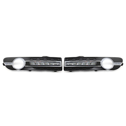 Front Bumper Grille LED Daytime Running Lights for Volvo S80 S80L (2007–2013)