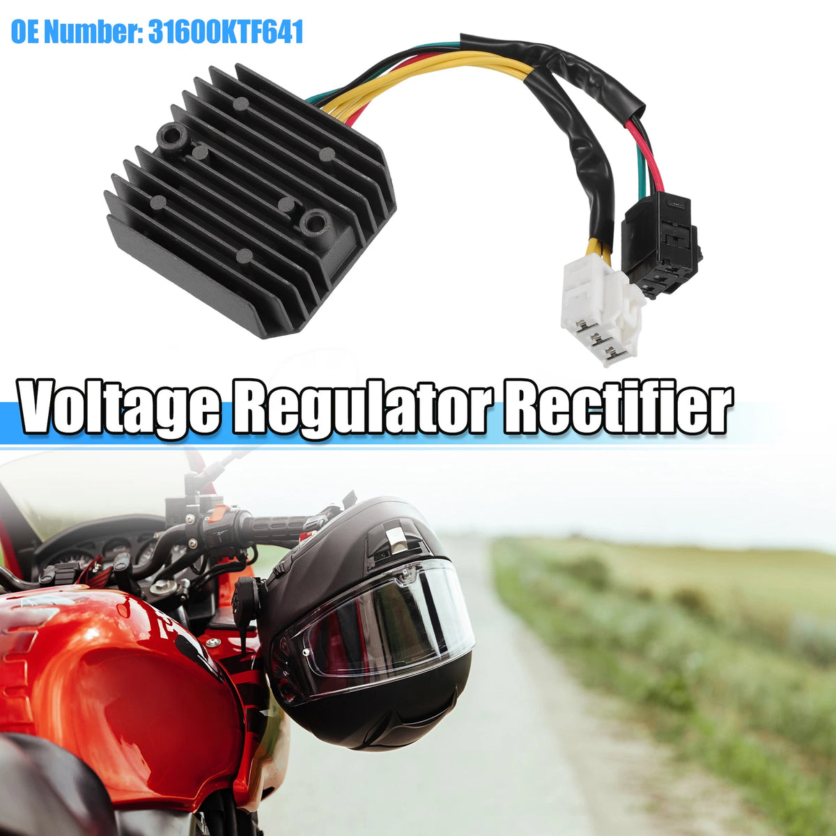 1 Pcs Voltage Regulator Rectifier for Honda SH125i (2005–2013) No. 31600KTF641