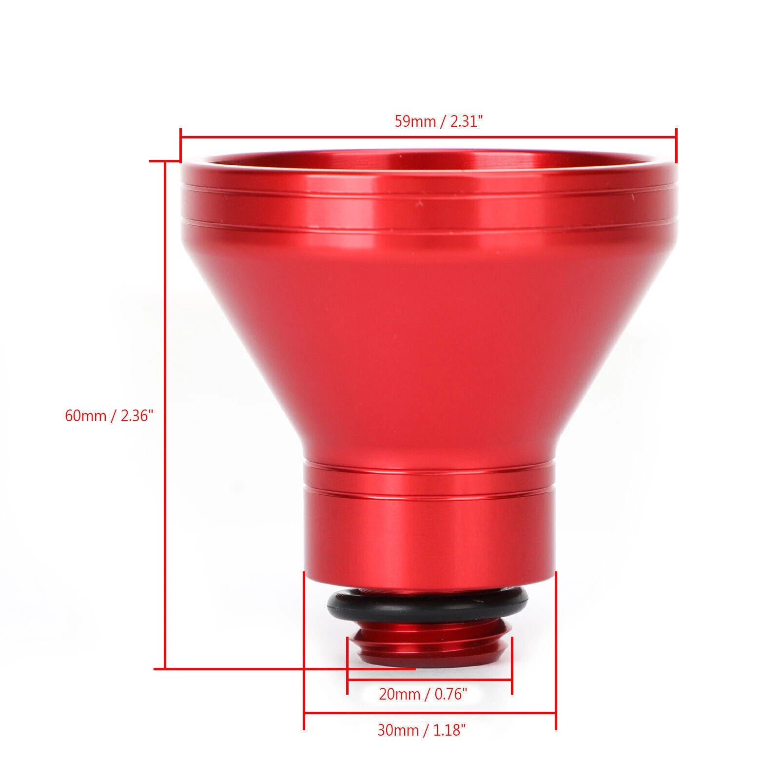 CNC Billet 20mm Oil Filler Funnel for T9 (Fit for Motorcycle)
