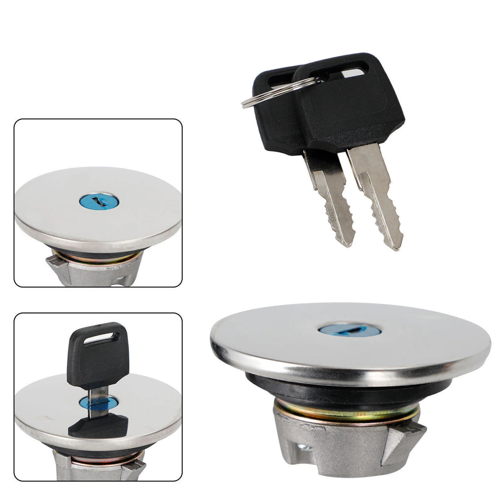 Fuel Gas Tank Cap w/ Keys for Yamaha FZR250 FZR400 FZR600 (1989–1999) 1WG-24602-00 T9