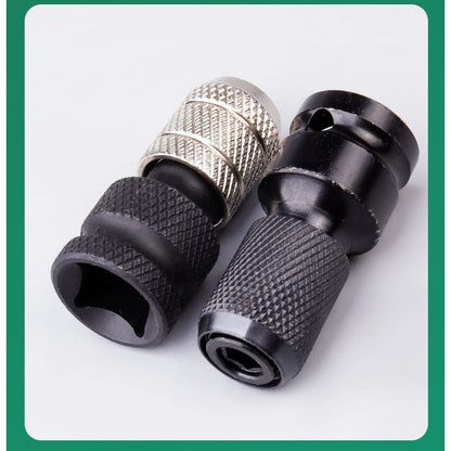 Carbon Steel Socket Adapter for Impact Wrench 1/2 to 1/4 Hex Conversion