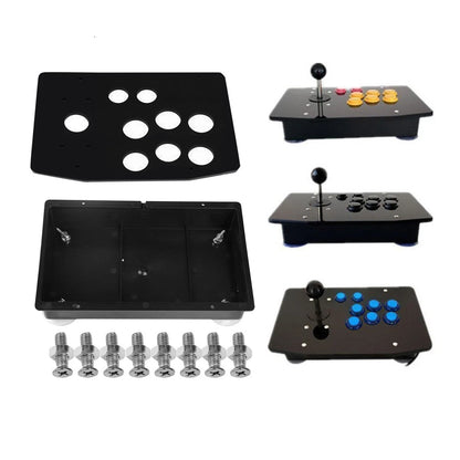Black Acrylic Panel with Case Screws for Arcade Game Joystick (PC)