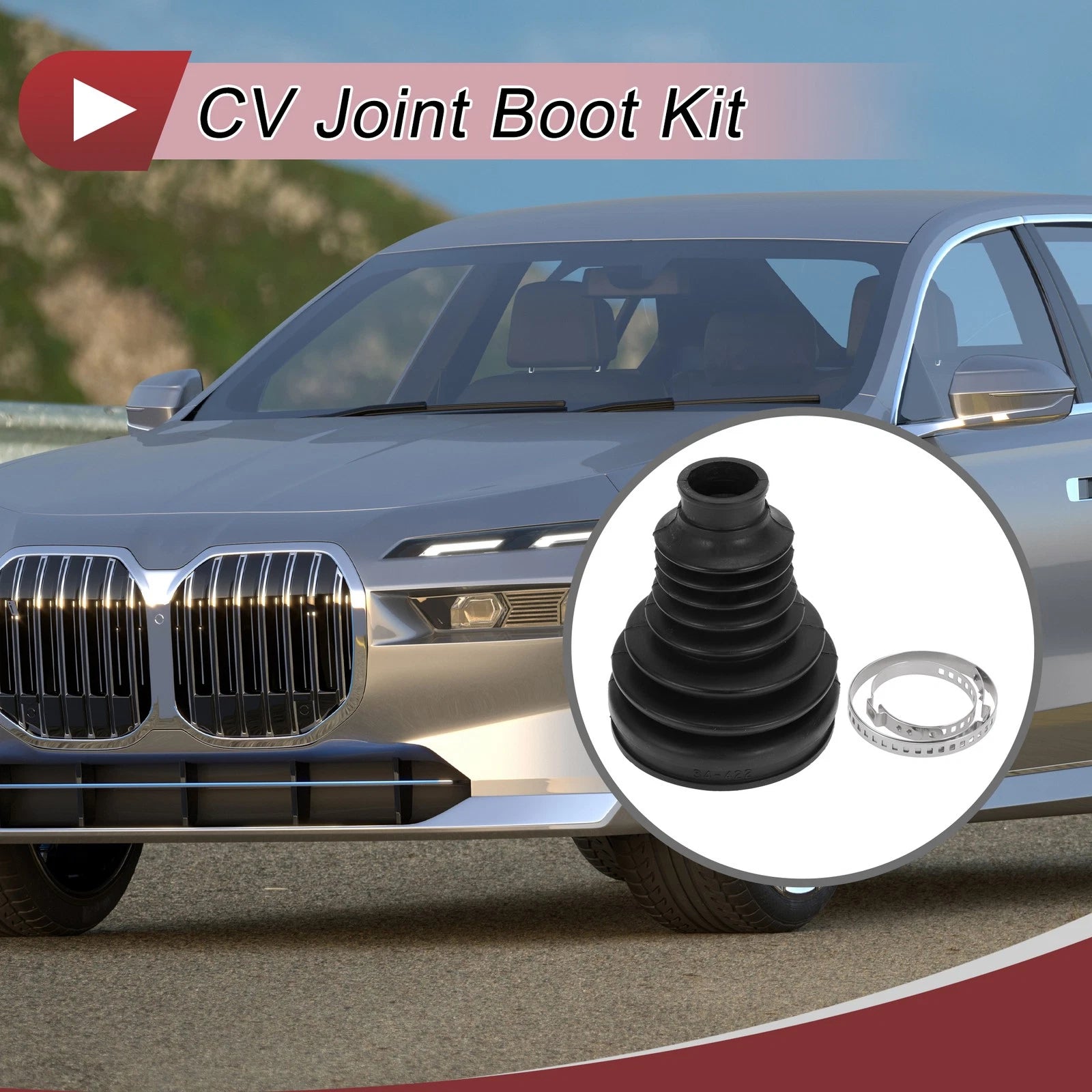 Inner CV Joint Boot Kit with Clamps for BMW i7 (2023–2024)