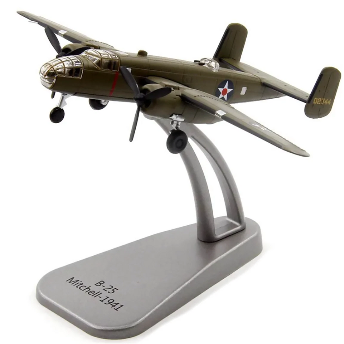 1/144 Scale B-25 Bomber Mitchell Model Aircraft Display