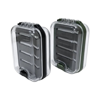 Transparent Fly Fishing Box for Fly Hooks (Double Sided, Waterproof Seal)