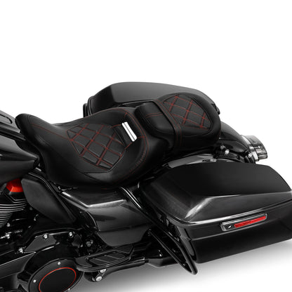 2X Low-Profile Seats for Harley CVO Road Glide (2009–2023)