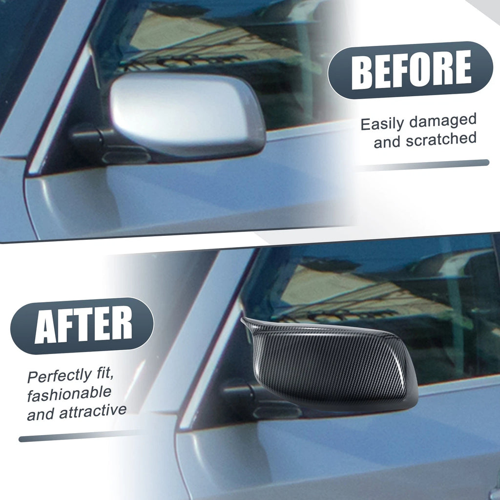 Rearview Mirror Cover Cap Replacement for BMW 5 Series 6 Series (2014–2019)