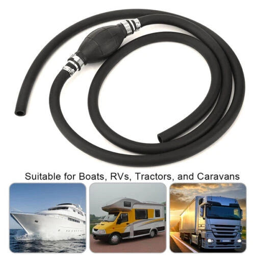 Fuel Gas Hose Line Assembly with Primer Bulb for Marine Outboard (1990–2023)