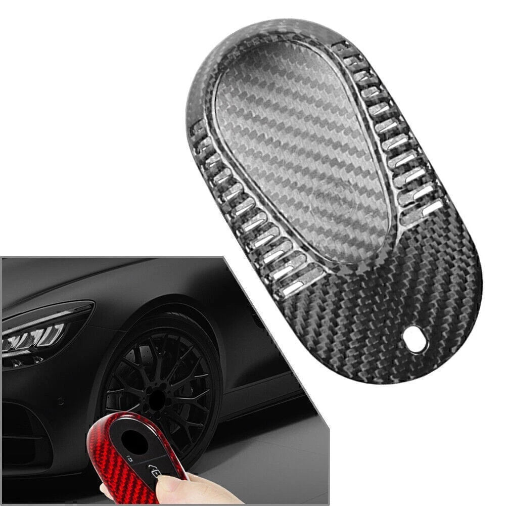 Carbon Fiber Key Shell Case Cover for Mercedes Benz S-Class (2021)