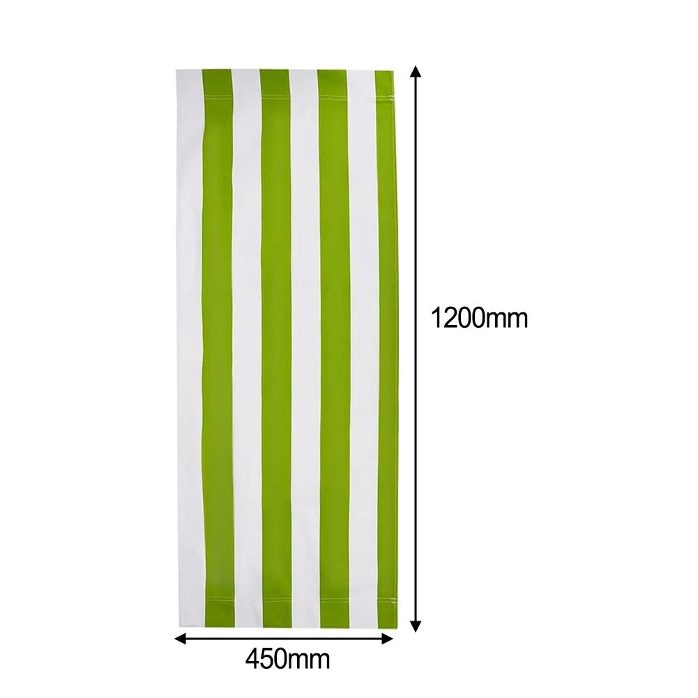 Replacement Fabric for Beach Lounger 120x45 cm Fruit Green White