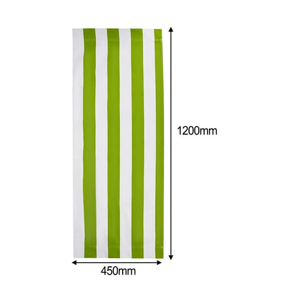 Replacement Fabric for Beach Lounger 120x45 cm Fruit Green White