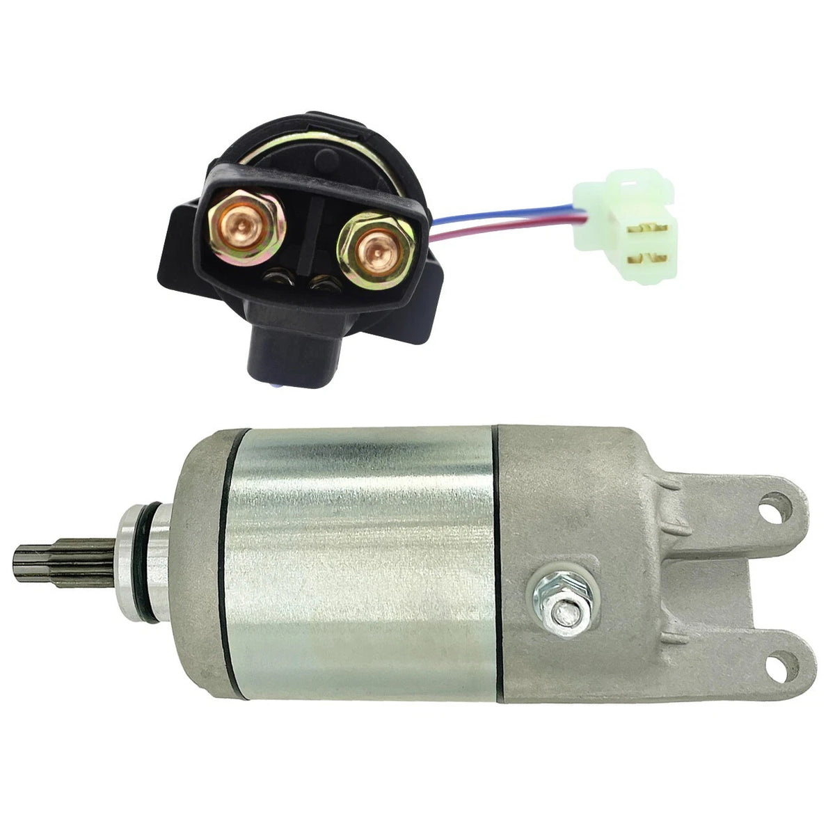 Starter Motor for Honda Big Red 250 ATC250ES (1987) with Relay