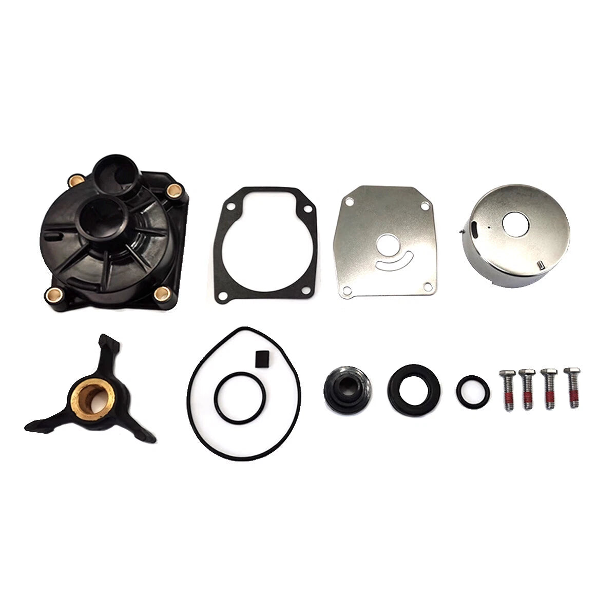 Water Pump Repair Kit with Housing for Johnson Evinrude (0438592, 433548, 433549)