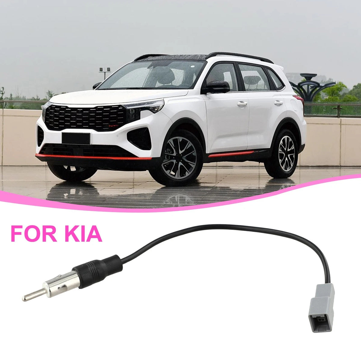 Car Stereo Antenna Adapter for Kia Hyundai (2006–2012)