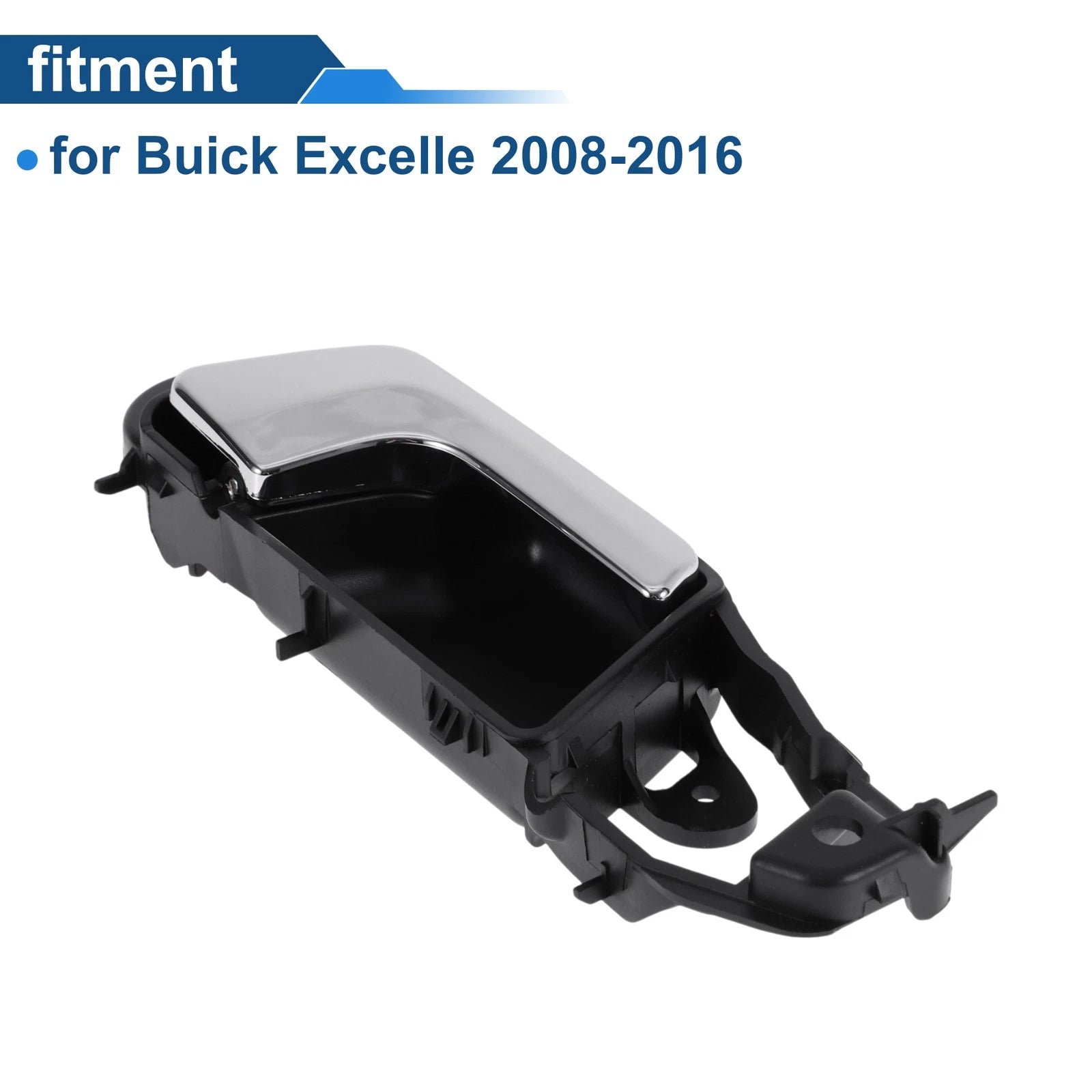 Front Driver Side Interior Door Handle for Buick Excelle (2008–2016) Black Chrome