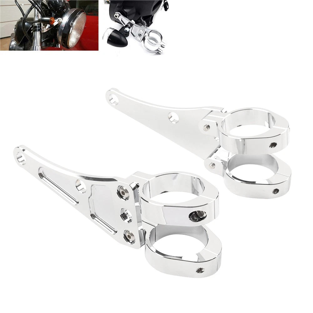 Headlight Mount Bracket for Motorcycle (41MM Fork Tubes)