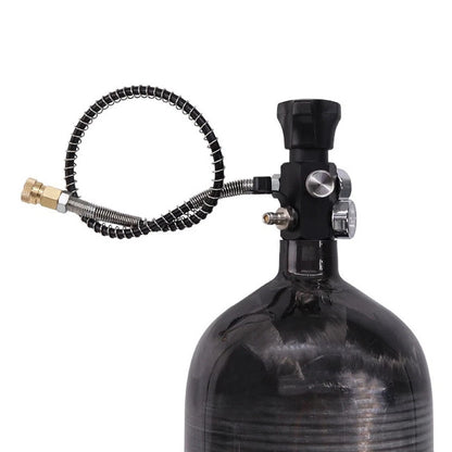 Dual Gauge Air Fill Adapter for Aluminum Alloy Quick Connector