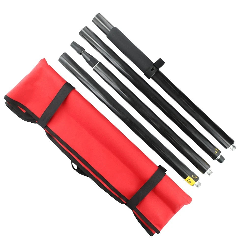 Carbon Fiber Pole for Precise Surveying Measurements