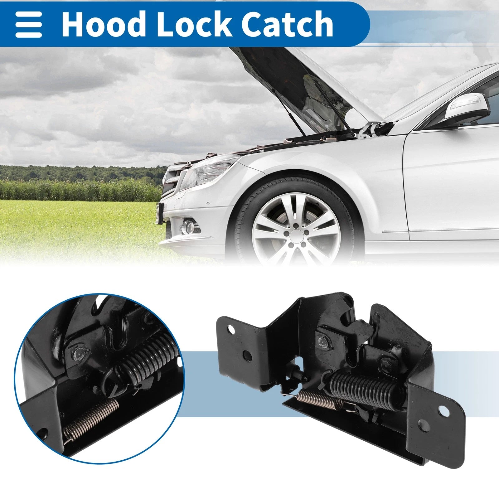 Hood Latch Assembly Replacement for Hyundai Tucson (2016–2017)