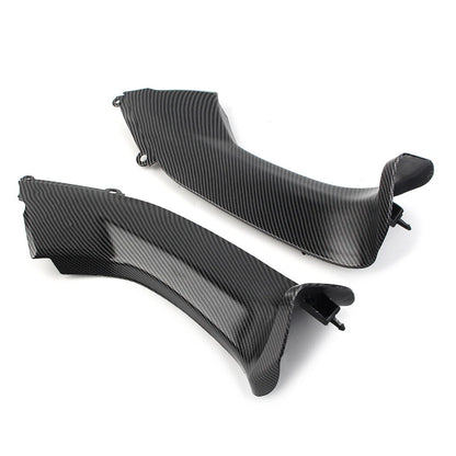 Front Dash Air Intake Ram Fairing for Kawasaki ZX-10R (2006–2007) Carbon Fiber Pattern