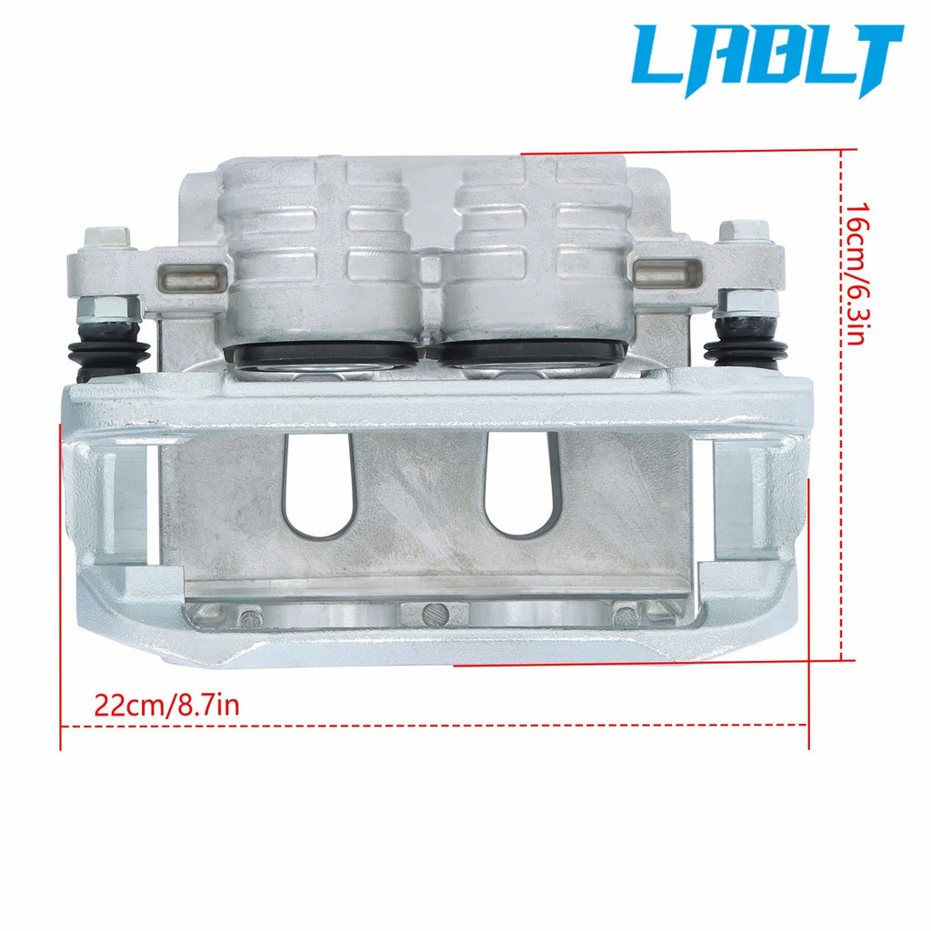 2X Front Left & Right Disc Brake Caliper w/ Bracket for Ford Mustang (2005–2010)