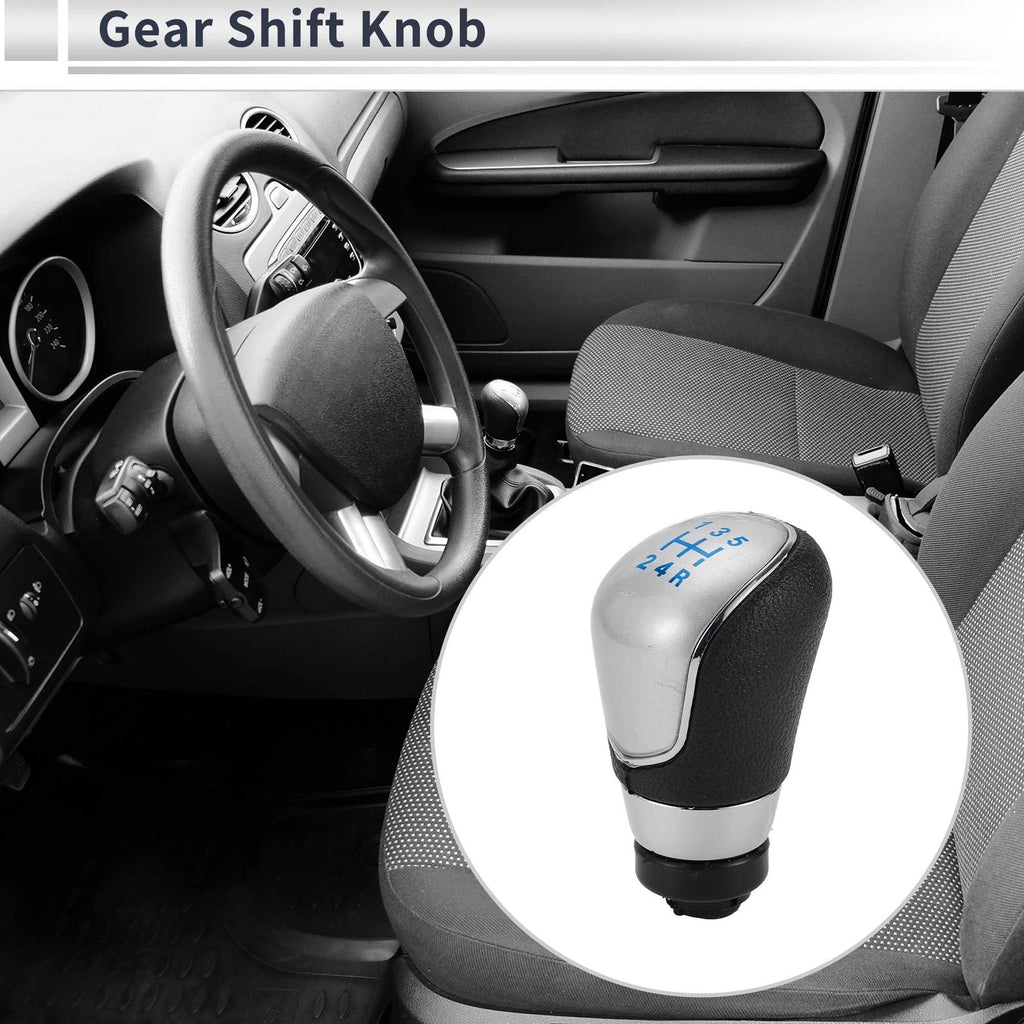 5 Speed Shift Knob for Ford Focus MK2 FL (2008–2011) Plastic Blue Black Silver
