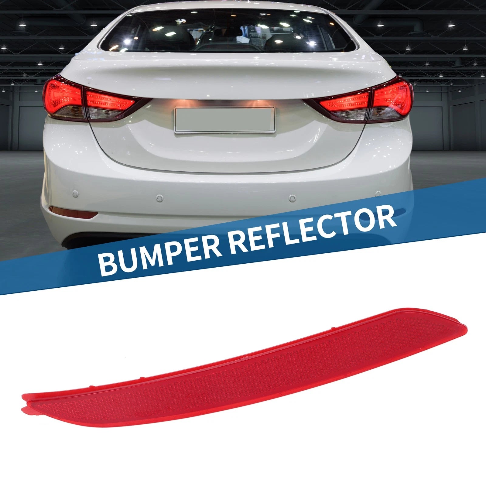 Rear Left Side Bumper Reflector Replacement for Hyundai Elantra (2014–2016)