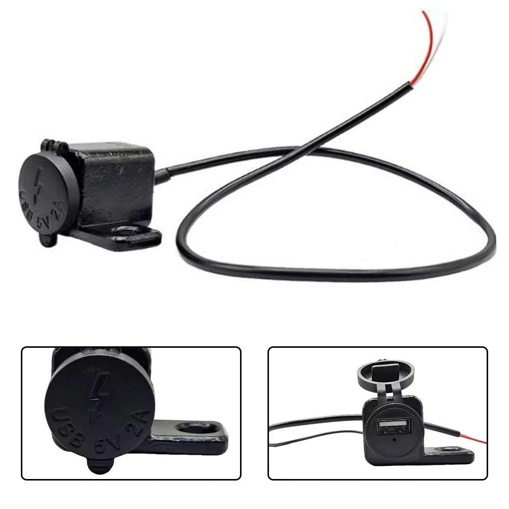 USB Charger for Motorcycle (Dustproof, Waterproof)