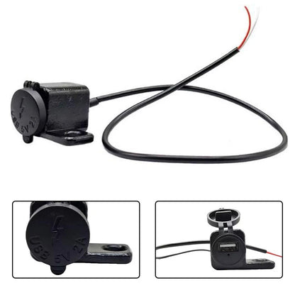 USB Charger for Motorcycle (Dustproof, Waterproof)