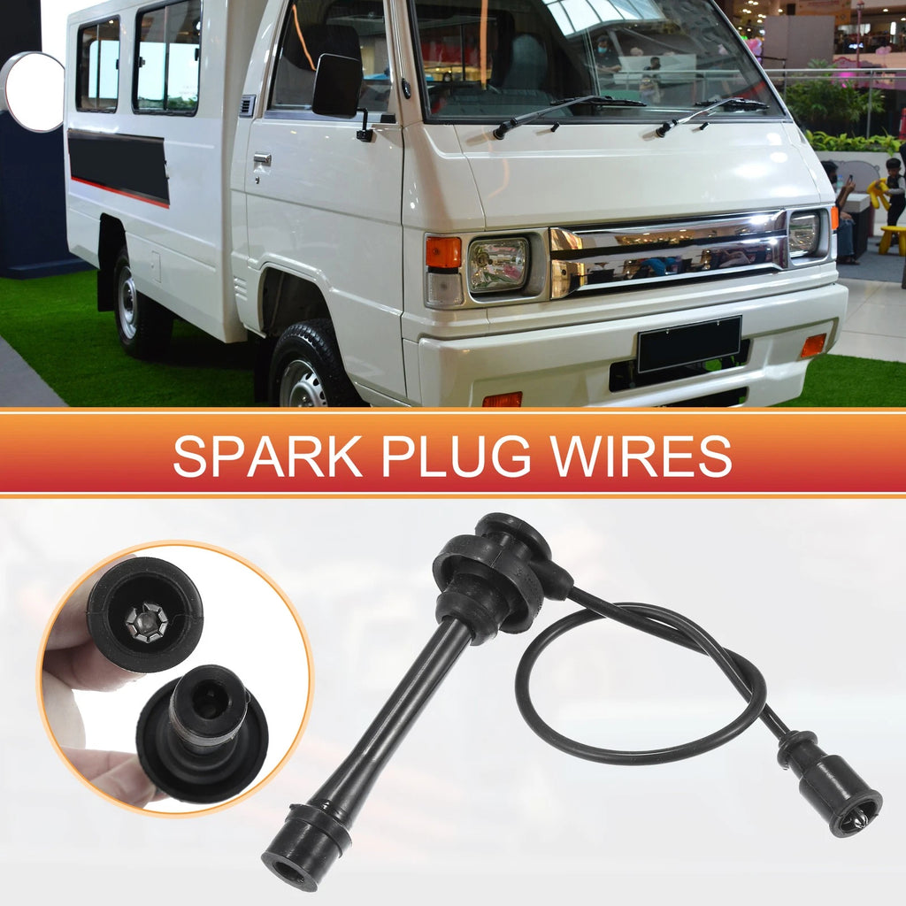 4PCS Spark Plug Wire Set Replacement for Mitsubishi L300 4G63 (1988–1999)