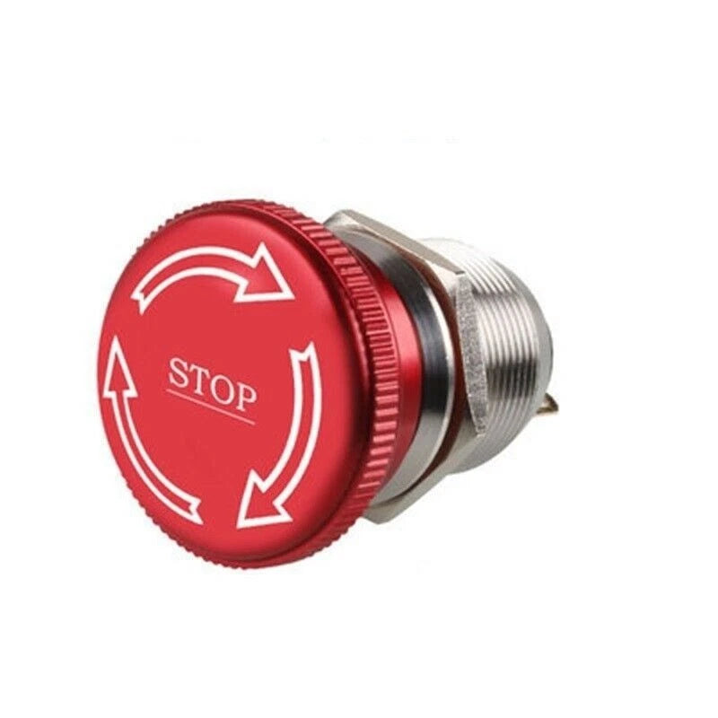22mm Metal Mushroom Stop Switch for Equipment (IP65)