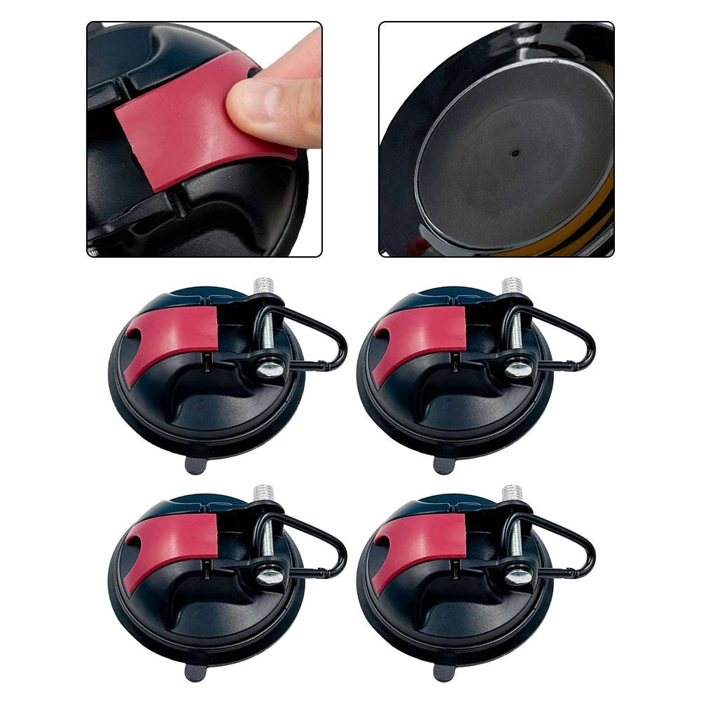 4X Heavy Duty Suction Cup Awning Hooks for Campervan