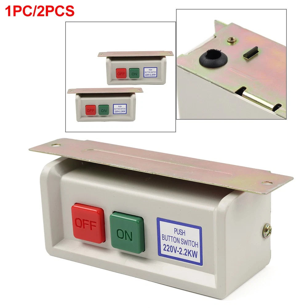 Push Button On/Off Switch for Industrial Sewing Machine Motor 220V