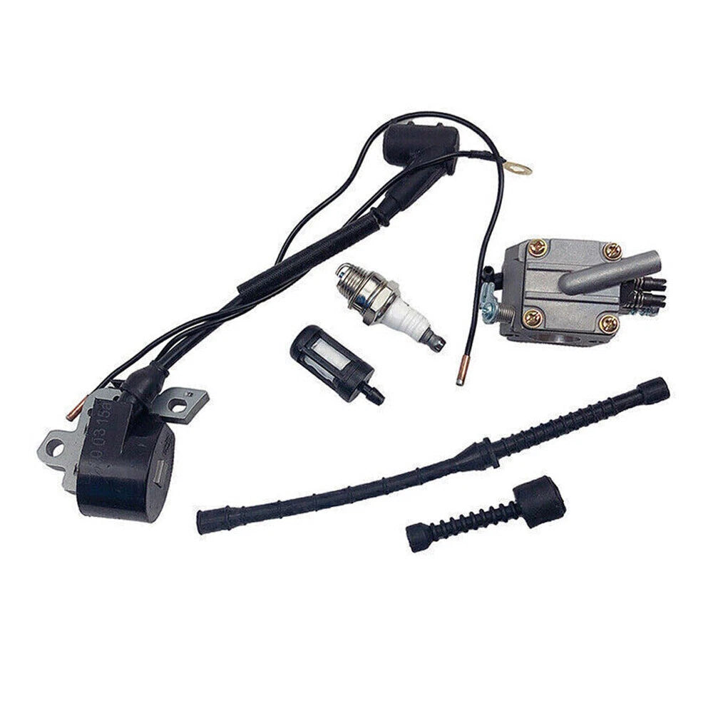 Chainsaw Carburetor Ignition Coil Fuel Filter Kit Fit For Stihl 038 MS380 MS381