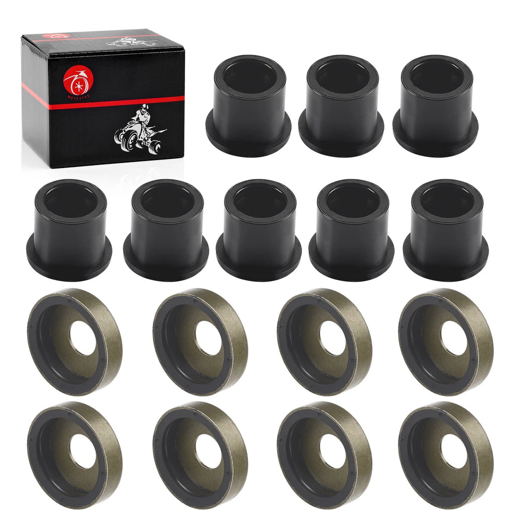 8Pcs Front A-Arm Bushing & Cap for Polaris Phoenix (2005–2021)