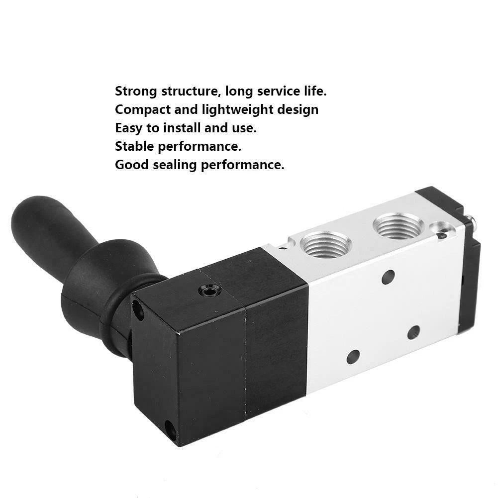 5 Port 3 Position Manual Air Control Valve for Pneumatic Systems