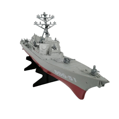 Warship Destroyer Ornaments Military Model with Display Stand