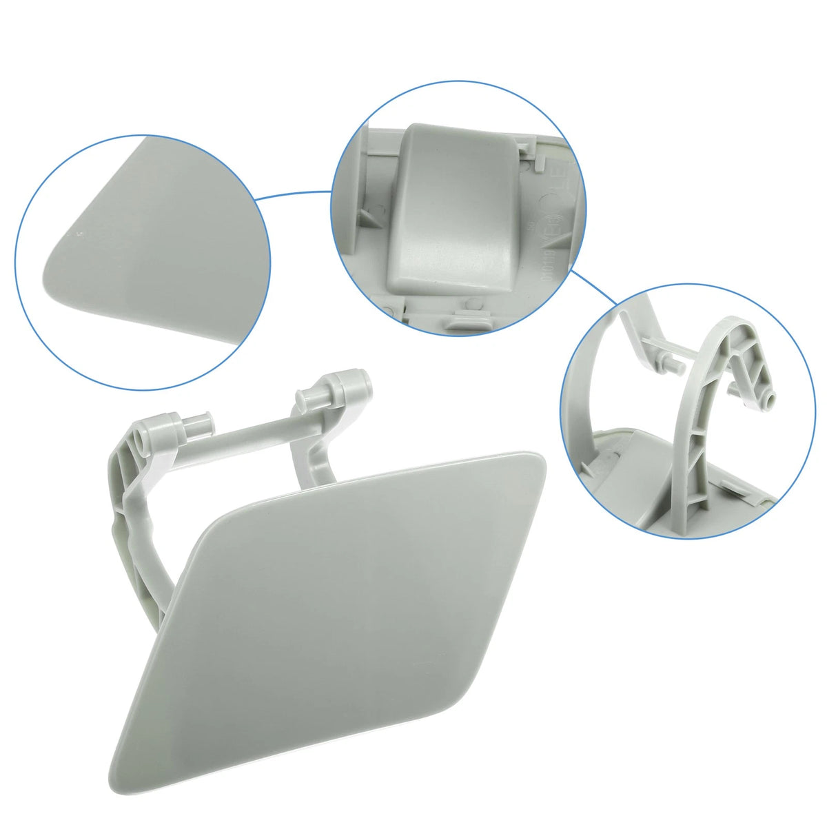Headlight Washer Nozzle Cap Pair for Mercedes-Benz S-Class W221 (2010–2013)
