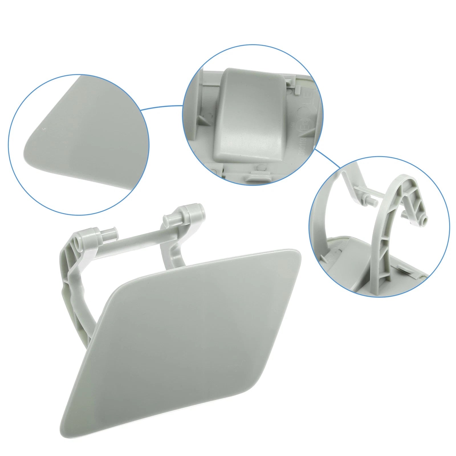 Headlight Washer Nozzle Cap Pair for Mercedes-Benz S-Class W221 (2010–2013)