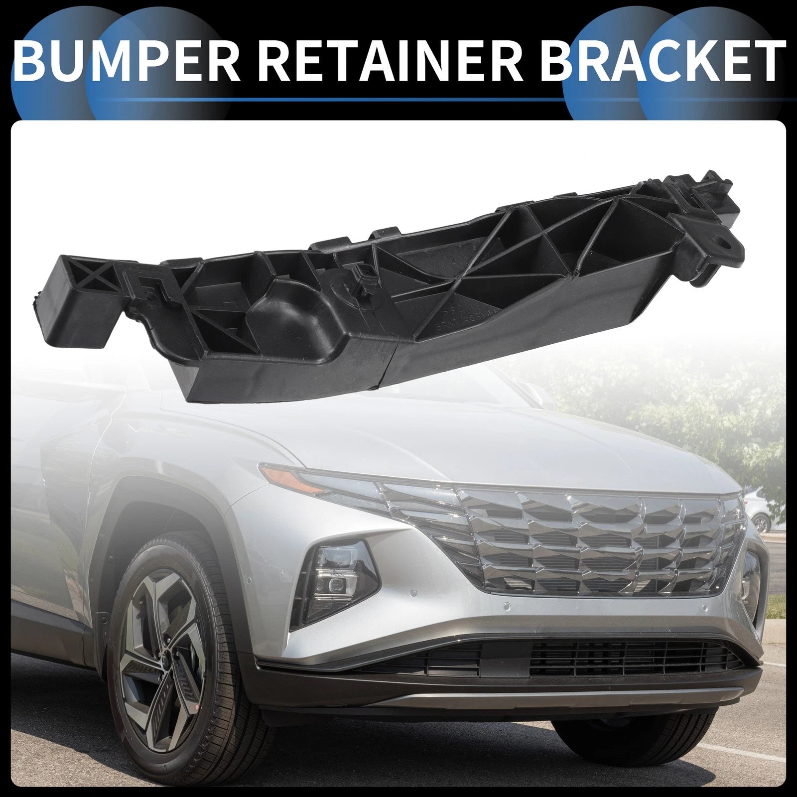 Left Front Bumper Retainer Bracket Replacement for Hyundai Tucson (2011–2015)