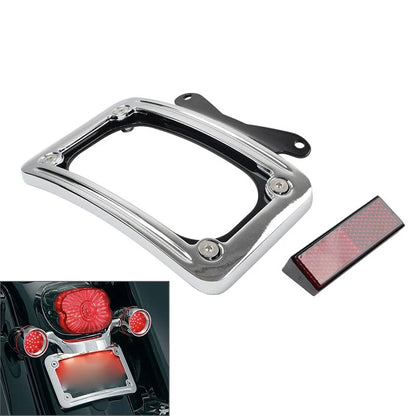 Rear License Plate Frame Bracket for Harley Touring Road Glide FLTRX (2010–2023)