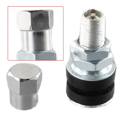 2X Tubeless Vacuum Tire Valve Stems for Car (Universal)