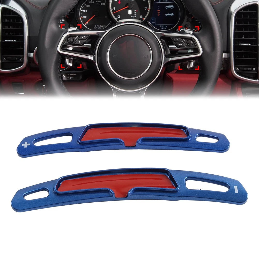 Steering Wheel Shifter Paddle Extension For Porsche Panamera Macan Cayenne 991