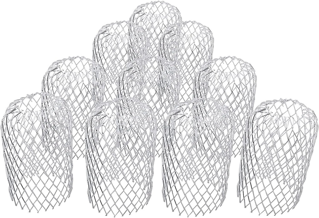 10 Pack Gutter Guards for Leaf Protection (Aluminum, 3")