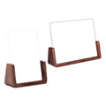 Wood Photo Frame for Acrylic Covers (Walnut Base)