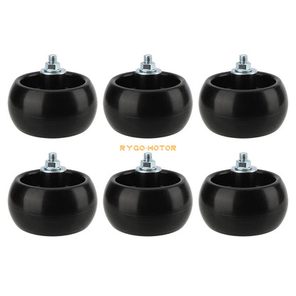 Set of 6 Deck Wheels for Ferris Simplicity Snapper (1714760, 210-043, 12060)